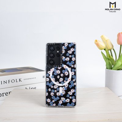 เคส Molan Cano S25 Ultra MagSafe ขอบใส สกรีนลาย