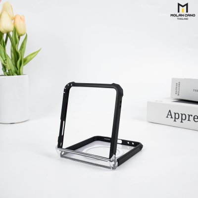 Molan Cano Z Flip7 Magsafe เคสใสขอบดำ กันกระแทก