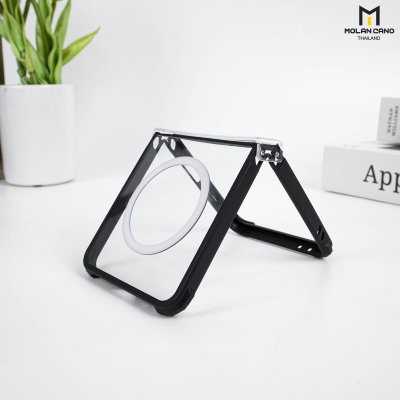 Molan Cano Z Flip7 Magsafe เคสใสขอบดำ กันกระแทก