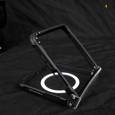 Molan Cano Z Flip7 Magsafe เคสใสขอบดำ กันกระแทก