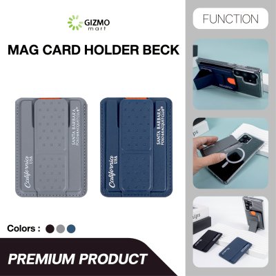Polo Embroidery Magnetic Card Holder Beck ขาตั้งแม่เหล็กสำหรับโทรศัพท์