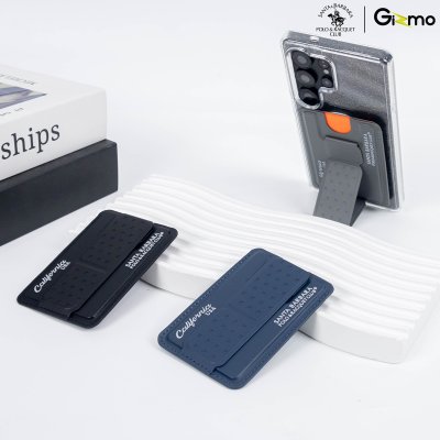 Polo Embroidery Magnetic Card Holder Beck ขาตั้งแม่เหล็กสำหรับโทรศัพท์