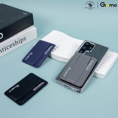 Polo Embroidery Magnetic Card Holder Beck ขาตั้งแม่เหล็กสำหรับโทรศัพท์
