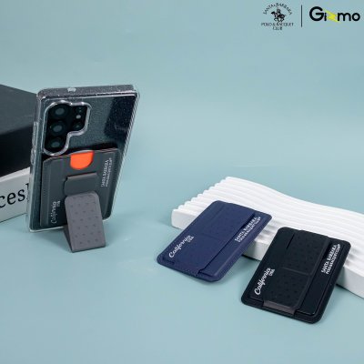 Polo Embroidery Magnetic Card Holder Beck ขาตั้งแม่เหล็กสำหรับโทรศัพท์