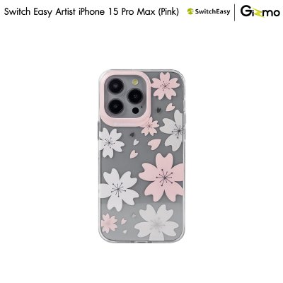 SwitchEasy เคสใสสกีนลาย Artist Double In-Mold Decoration iPhone 15 Case