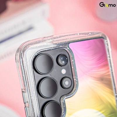 Kaono Airbag case hologram with magsafe เคสโฮโลแกรม ขอบกากเพชร กันกระแทก ซัมซุง Sumsung s25 Ultra