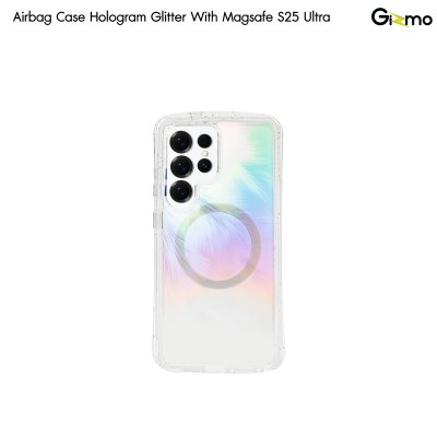 Kaono Airbag case hologram with magsafe เคสโฮโลแกรม ขอบกากเพชร กันกระแทก ซัมซุง Sumsung s25 Ultra