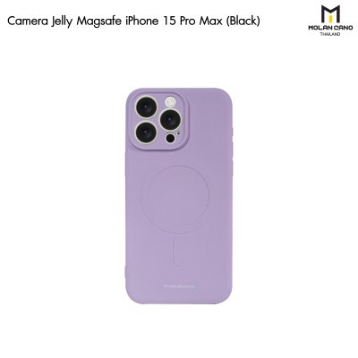 MOLAN Camera Jelly magsafe เคสนิ่มซิลิโคน สีสันสดใส ชาร์จไร้สาย สำหรับไอโฟน iPhone 15 series