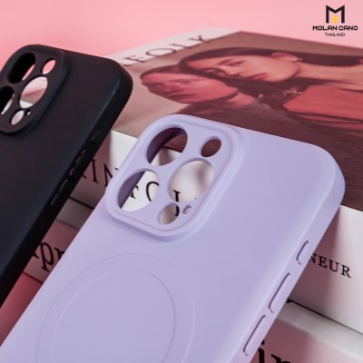 MOLAN Camera Jelly magsafe เคสนิ่มซิลิโคน สีสันสดใส ชาร์จไร้สาย สำหรับไอโฟน iPhone 15 series