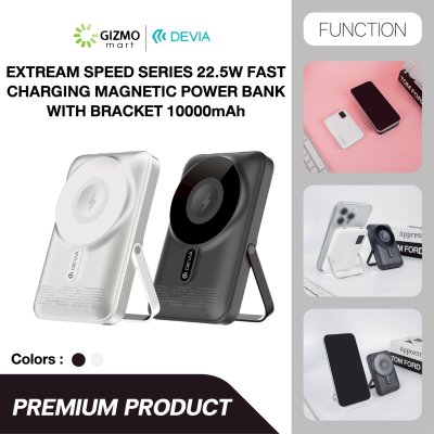 Devia Extreme Speed Series 22.5W Fast Charging Magnetic with Bracket 10000mAhb รุ่น EP201