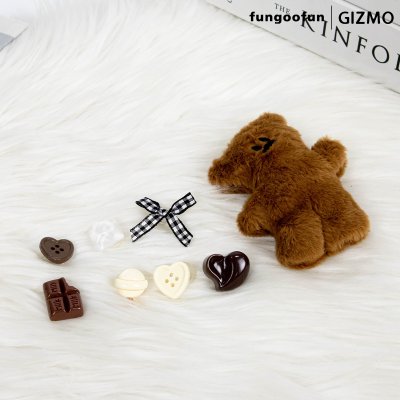 Fungoofun ตัวติดกระเป๋า Buckle Flower Series Jibbitz Cartoon