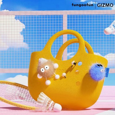 Fungoofun ตัวติดกระเป๋า Buckle Flower Series Jibbitz Cartoon