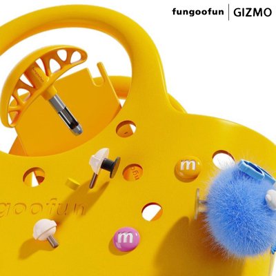 Fungoofun ตัวติดกระเป๋า Buckle Flower Series Jibbitz Cartoon