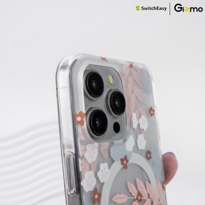 SwitchEasy เคสใสเนื้อแมท สกีนลาย ชาร์จไร้สาย Artist M Double iPhone 15 Case MagSafe