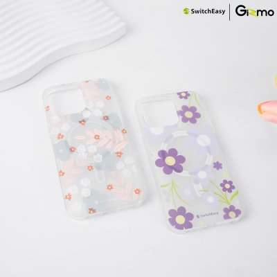 SwitchEasy เคสใสเนื้อแมท สกีนลาย ชาร์จไร้สาย Artist M Double iPhone 15 Case MagSafe