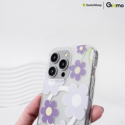 SwitchEasy เคสใสเนื้อแมท สกีนลาย ชาร์จไร้สาย Artist M Double iPhone 15 Case MagSafe