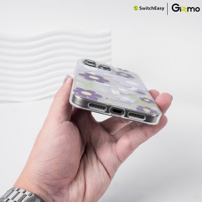 SwitchEasy เคสใสเนื้อแมท สกีนลาย ชาร์จไร้สาย Artist M Double iPhone 15 Case MagSafe