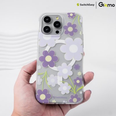 SwitchEasy เคสใสเนื้อแมท สกีนลาย ชาร์จไร้สาย Artist M Double iPhone 15 Case MagSafe