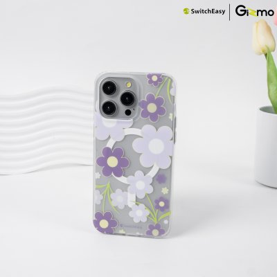 SwitchEasy เคสใสเนื้อแมท สกีนลาย ชาร์จไร้สาย Artist M Double iPhone 15 Case MagSafe