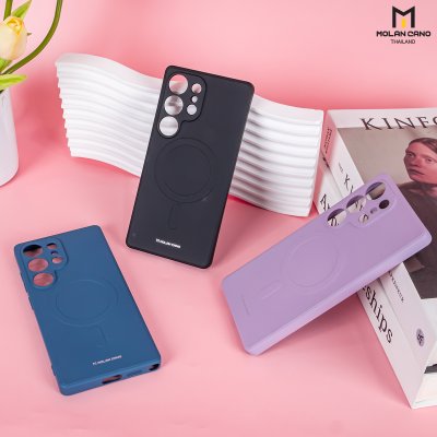 เคส S25 Molan Cano Jelly ซิลิโคนนิ่ม มี MagSafe