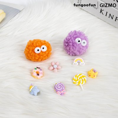 Fungoofun ตัวติดกระเป๋า Buckle Flower Series Jibbitz Cartoon