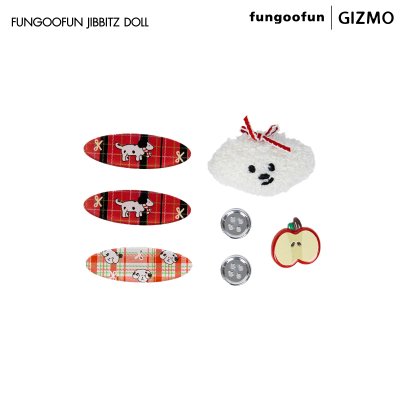 Fungoofun ตัวติดกระเป๋า Buckle Flower Series Jibbitz Cartoon