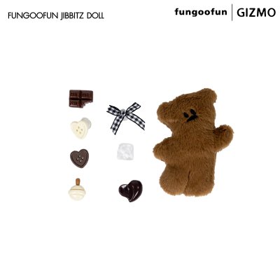 Fungoofun ตัวติดกระเป๋า Buckle Flower Series Jibbitz Cartoon