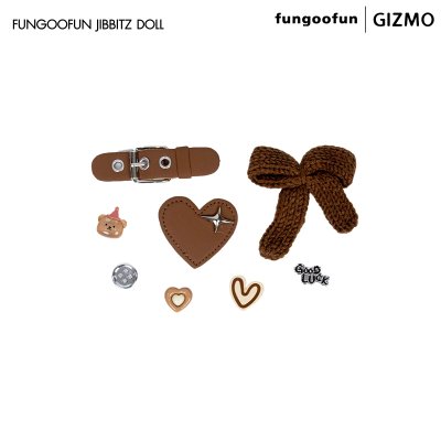 Fungoofun ตัวติดกระเป๋า Buckle Flower Series Jibbitz Cartoon