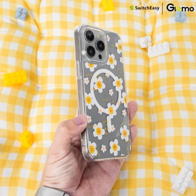 SwitchEasy เคสใสสกีนลาย ชาร์จไร้สาย Aura M Printed iPhone 15 Case MagSafe