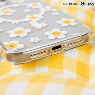 SwitchEasy เคสใสสกีนลาย ชาร์จไร้สาย Aura M Printed iPhone 15 Case MagSafe