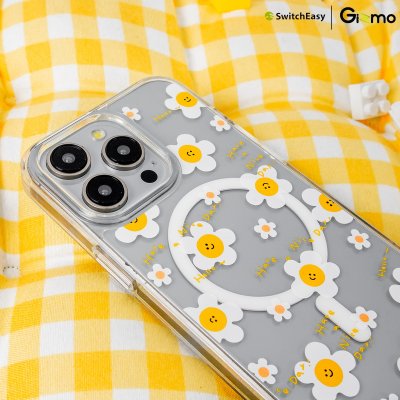 SwitchEasy เคสใสสกีนลาย ชาร์จไร้สาย Aura M Printed iPhone 15 Case MagSafe