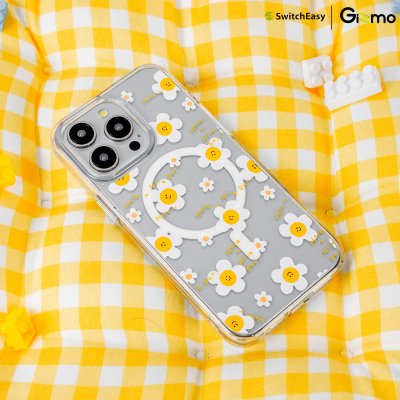 SwitchEasy เคสใสสกีนลาย ชาร์จไร้สาย Aura M Printed iPhone 15 Case MagSafe
