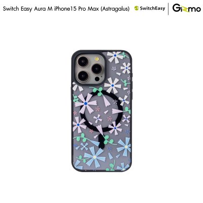 SwitchEasy เคสใสสกีนลาย ชาร์จไร้สาย Aura M Printed iPhone 15 Case MagSafe