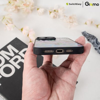 SwitchEasy เคสใสสกีนลาย ชาร์จไร้สาย Aura M Printed iPhone 15 Case MagSafe