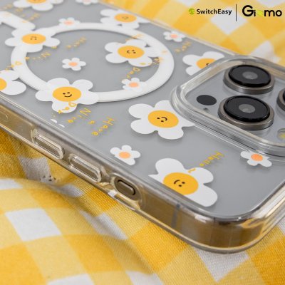 SwitchEasy เคสใสสกีนลาย ชาร์จไร้สาย Aura M Printed iPhone 15 Case MagSafe