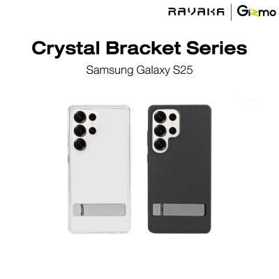 RAVAKA Crystal Bracket Series เคสกันกระแทก มีขาตั้ง Samsung Galaxy s25 Ultra