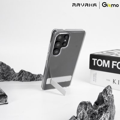 RAVAKA Crystal Bracket Series เคสกันกระแทก มีขาตั้ง Samsung Galaxy s25 Ultra