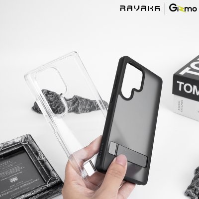 RAVAKA Crystal Bracket Series เคสกันกระแทก มีขาตั้ง Samsung Galaxy s25 Ultra