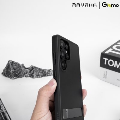 RAVAKA Crystal Bracket Series เคสกันกระแทก มีขาตั้ง Samsung Galaxy s25 Ultra