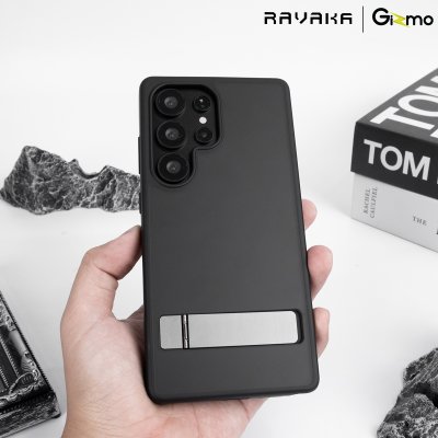 RAVAKA Crystal Bracket Series เคสกันกระแทก มีขาตั้ง Samsung Galaxy s25 Ultra