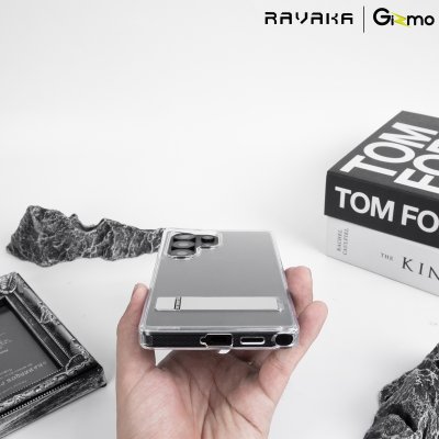 RAVAKA Crystal Bracket Series เคสกันกระแทก มีขาตั้ง Samsung Galaxy s25 Ultra