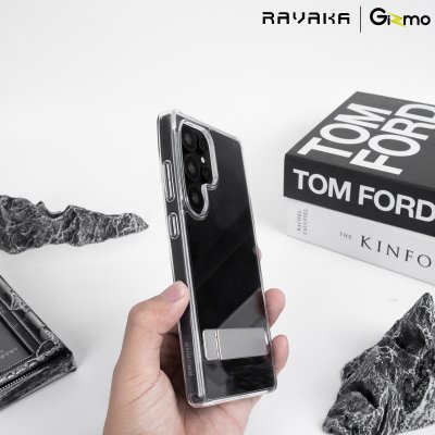 RAVAKA Crystal Bracket Series เคสกันกระแทก มีขาตั้ง Samsung Galaxy s25 Ultra
