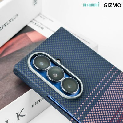 MEMUMI Kevlar-Sunset Series MagSafe เคสคาร์บอนไฟเบอร์แม่เหล็กสำหรับ Z Fold 7