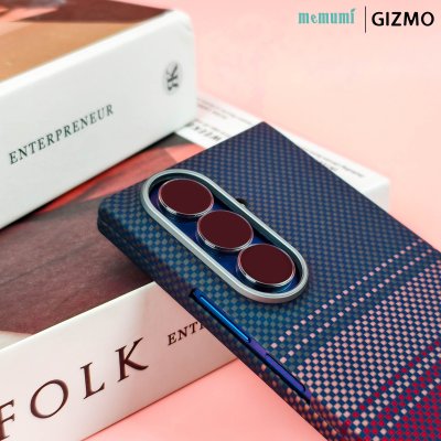 MEMUMI Kevlar-Sunset Series MagSafe เคสคาร์บอนไฟเบอร์แม่เหล็กสำหรับ Z Fold 7