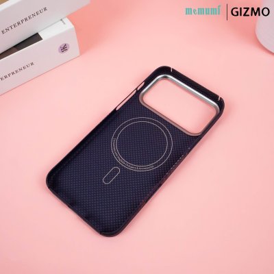 MEMUMI Kevlar Series MagSafe เคสคาร์บอนไฟเบอร์แม่เหล็กสำหรับ iPhone 17