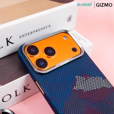 MEMUMI Kevlar Series MagSafe เคสคาร์บอนไฟเบอร์แม่เหล็กสำหรับ iPhone 17