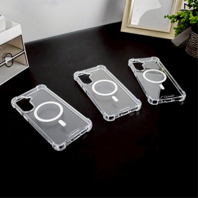Molan Cano Armor Jelly Mag เคสใสกันกระแทกแม่เหล็กสำหรับ Samsung Galaxy A07/A17/A25/A26/A36/A56/A57