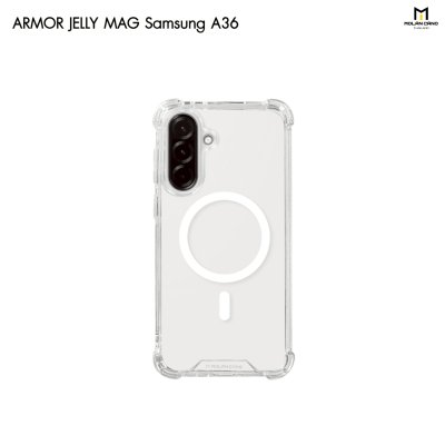 Molan Cano Armor Jelly Mag เคสใสกันกระแทกแม่เหล็กสำหรับ Samsung Galaxy A07/A17/A25/A26/A36/A56/A57