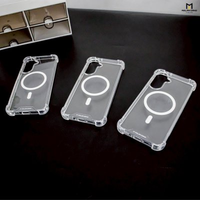 Molan Cano Armor Jelly Mag เคสใสกันกระแทกแม่เหล็กสำหรับ Samsung Galaxy A07/A17/A25/A26/A36/A56/A57