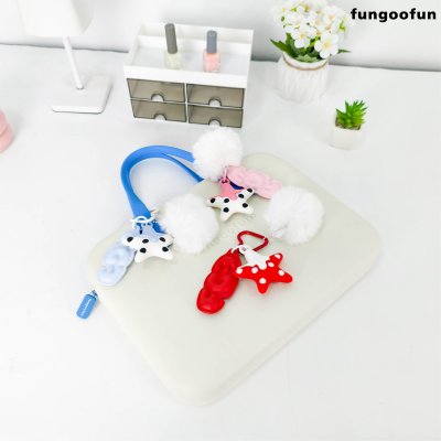 Fungoofun DIY Bag Charm Polka Dot Star พวงกุญแจห้อยกระเป๋า รุ่น G28